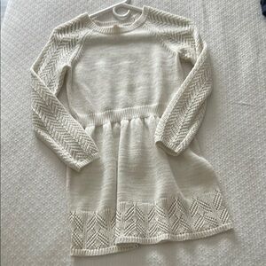 Cream Knit Long Sleeve Dress | cat & Jack
